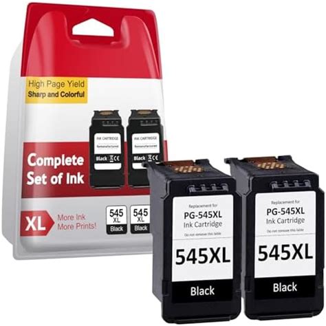 Sunnieink Cartouche 545 XL Noir PG 545 XL Pack De 2 Remplacement Pour