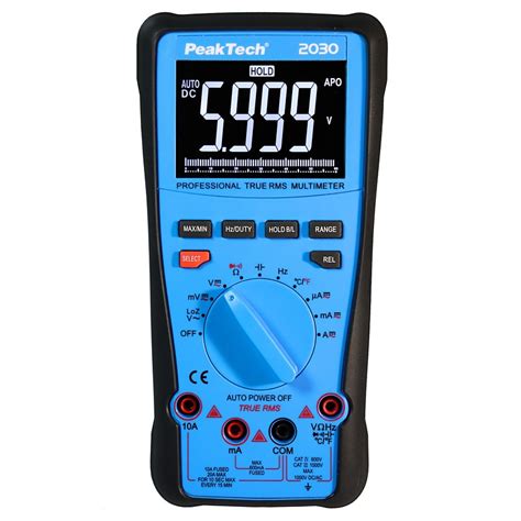 Electrónica Gimeno Peaktech® P 2030 Multímetro Digital Truerms 1000v