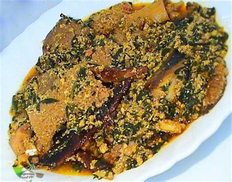 How To Cook Nigerian Egusi Soup With Bitter Leaf Ofe Egusi Obe Efo