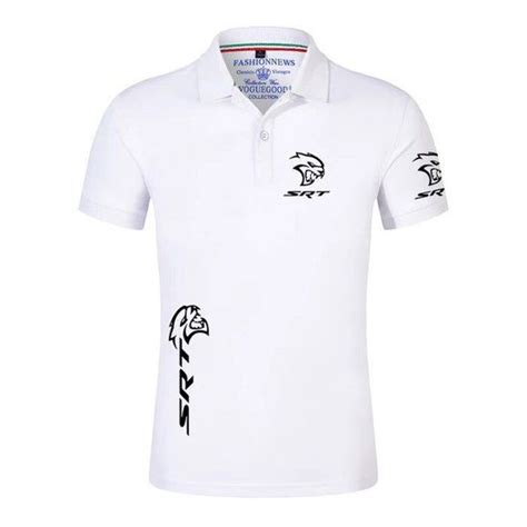 SRT Hellcat Polos College à manches courtes pour hommes vêtements en Y