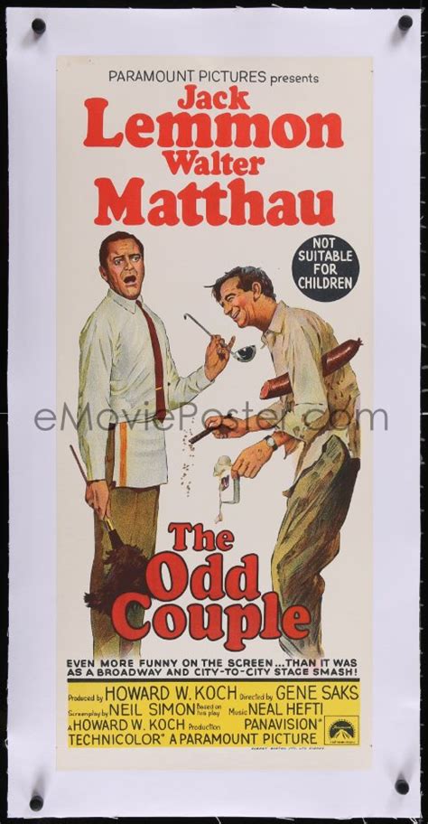 Emovieposter Image For A Odd Couple Linen Aust Daybill