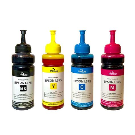 Tinta Da Impressora Epson - Tinta Cartucho Impressora HP / Epson / Canon / Lexmark - PrintLoja