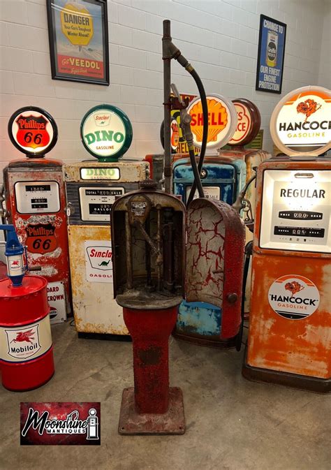 1908 Gilbert Barker Gandb Model 88 Pre Visible Curb Gas Pump Standard