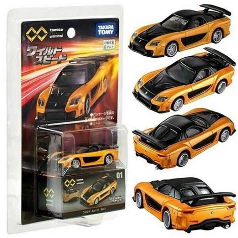 TOMICA PREMIUM UNLIMITED No 01 FAST FURIOUS MAZDA RX 7 TAKARA TOMY โท