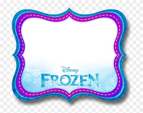 Frame Frozen Roxo E Azul Disney Frozen Frame Png Transparent Png