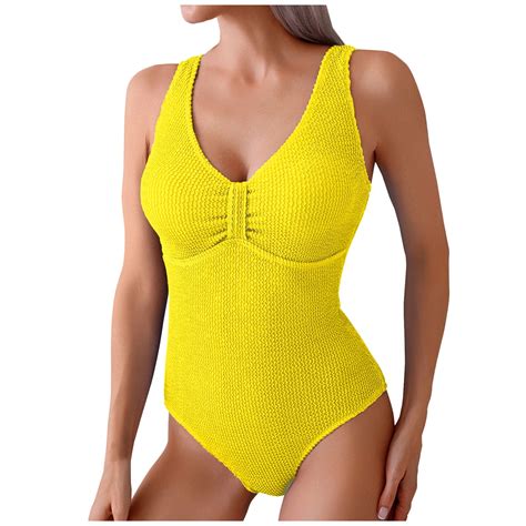 Puntoco 2025 Summer Beach Swim Bathing Suits Women's Retro High Cut Low