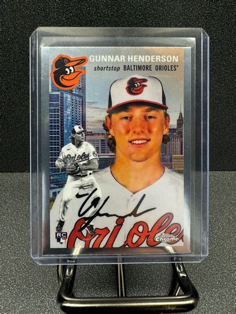 2023 Topps Chrome Platinum Anniversary Gunnar Henderson RC City