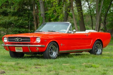 For Sale 1965 Ford Mustang Convertible Poppy Red 289ci V8 5 Speed