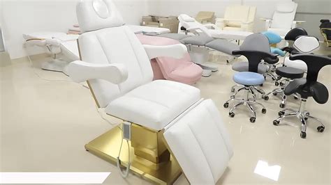 Luxury Gold Esthetician Massage Table Beauty Salon Furniture Lash Bed Cosmetic Electric Spa