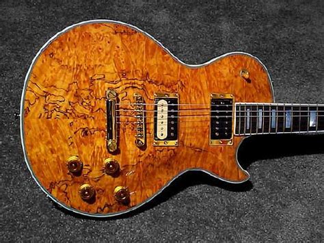 Spalted Maple Top Guitar Gibson Les Paul Les Paul