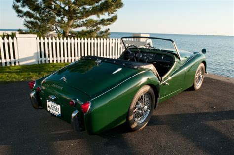 British Racing Green, Thirty years plus owner - Classic Triumph TR3 ...