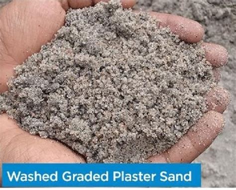 A Grade Washed Pure Plaster Sand For Construction Sites Dimension L W H