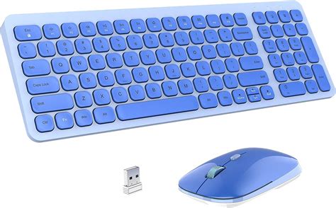 Buy Wireless Keyboard And Mouse Combo PINKCAT Compact Quiet Full Size