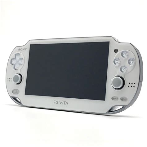 SONY PS Vita Crystal White PCH 1100 OLED Wi Fi FW 3 52 W Charger Box