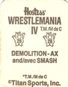 Demolition Ax Gallery Trading Card Database