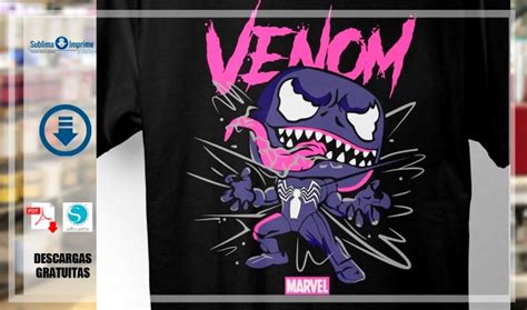 VECTOR FUNKO VENOM Sublima Imprime Y Corta