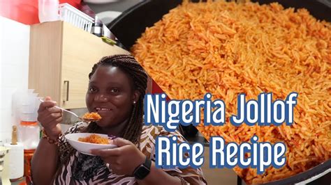 How To Cook Nigeria Jollof Rice Nigeria Party Jollof Rice Recipe All Nigerian Recipe Youtube