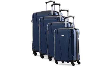 4 Valises ABS Jean Louis Scherrer Groupon Shopping