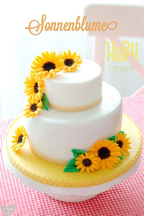 Kessy S Pink Sugar Sonnenblumen Torte