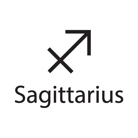 Sagittarius Zodiac Symbol Icon Vector 33290891 Vector Art At Vecteezy