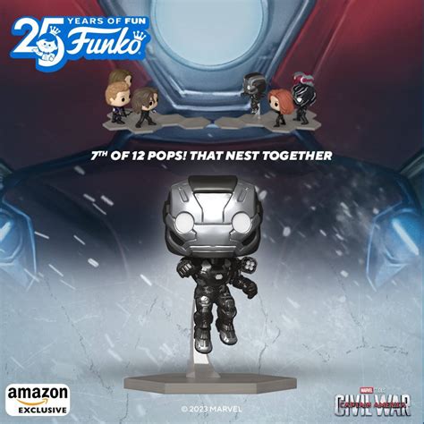 War Machine Joins Captain America Civil War Funko Pop Build A Scene