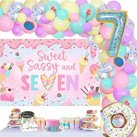 Amazon Kreatwow Donut Th Birthday Party Decorations Sweet Sassy