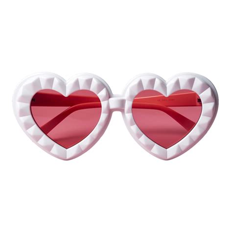 Party Wear Heart Glasses isolated on a transparent background AI ...