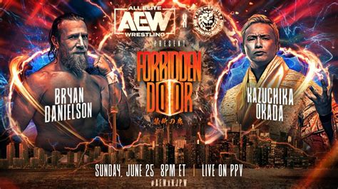 It S Official Bryan Danielson Vs Kazuchika Okada Set For Aew X Njpw