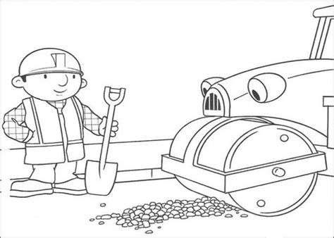 Roley Helps Bob To Repair The Road coloring page | Free Printable ...