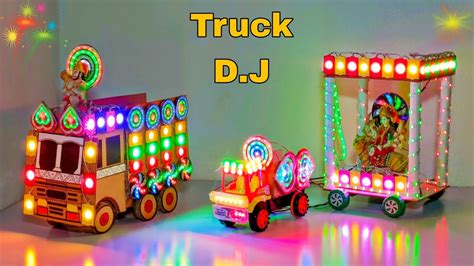 Gauri Ganesh Puja Kaalimata Navratri Durga Moorti Trolley Dj Truck Dj