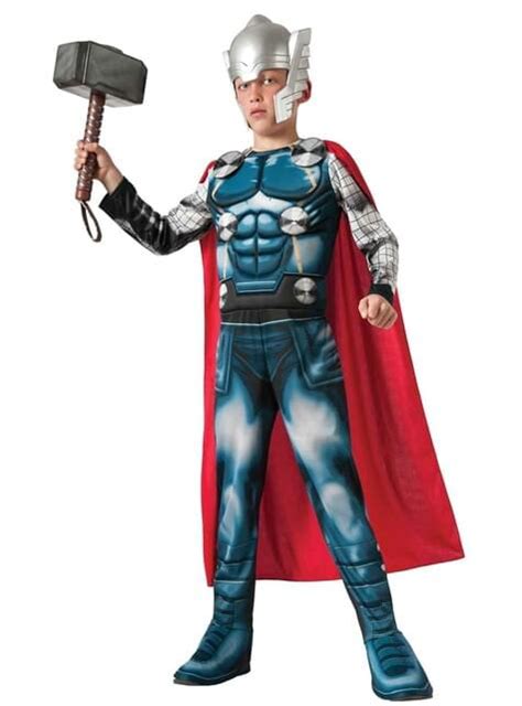 Thor Avengers Assemble Deluxe Costume For Kids Express Delivery