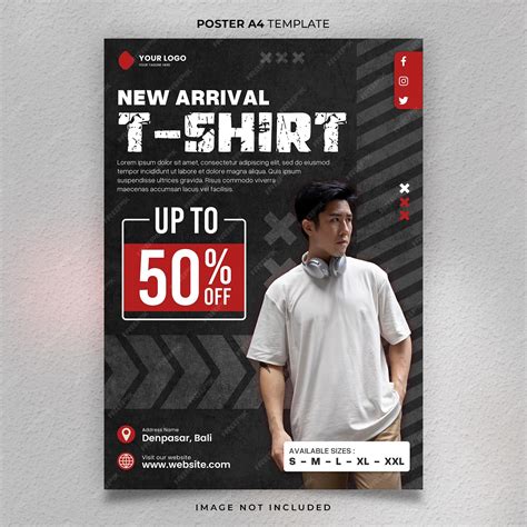 Premium Psd Special Promo T Shirt Poster A4 Or Banner Template