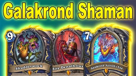 Quest Galakrond Control Shaman Is Here To Make You Feel Good Castle