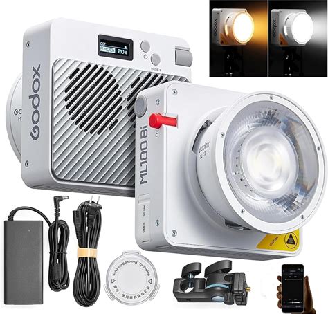 Godox ML100Bi 120W LED Video Light 2800K 6500K Bi Colour Video