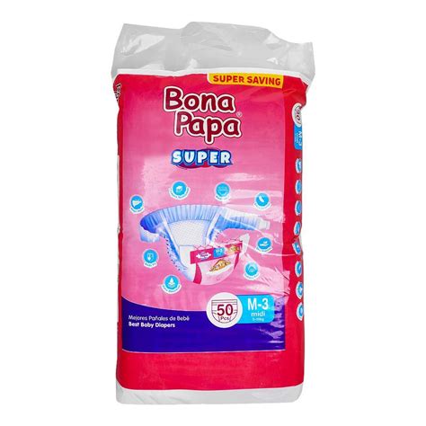 Order Bona Papa Super Baby Diapers Medium 3 Midi 5 10 Kg 50 Pack