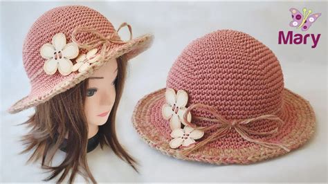 Cappello Estivo All Uncinetto Summer Hat Crochet YouTube