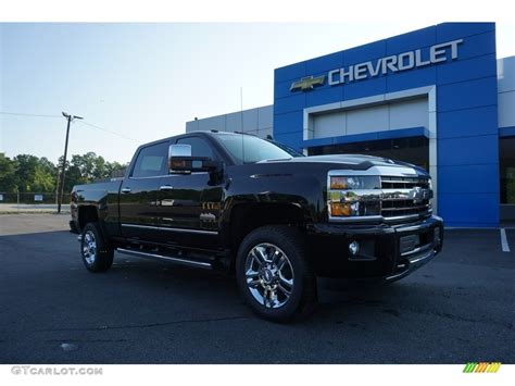 2019 Black Chevrolet Silverado 2500hd High Country Crew Cab 4wd