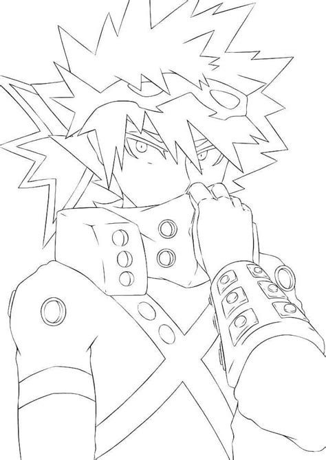 Dibujos De Bakugo My Hero Academia Para Colorear Para Colorear Pintar