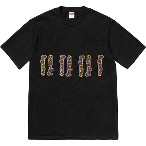 Supreme Gonz Logo Tee Black Kick Game