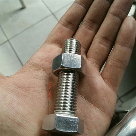 Jual Baut Ss M X Hexagon Bolt Stainless Steel Baut X