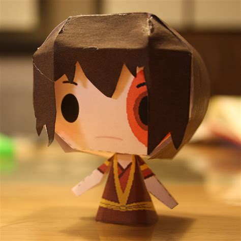 Older Zuko Chibi Doll Free Printable Papercraft Templates Images And