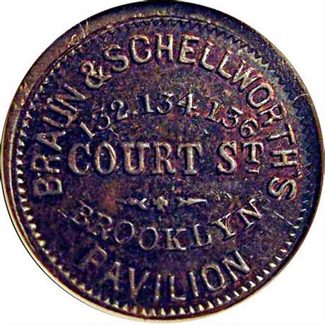 Civilwartokens Ny A A R Ngc Ms Braun Schellworth S