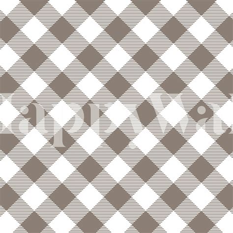 Classic Beige And White Checks Wallpaper Happywall