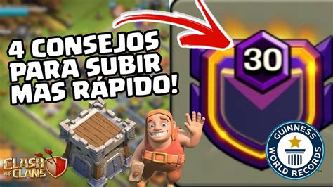 NUEVO RECORD CLAN NIVEL 30 Como SUBIR MAS RÁPIDO de nivel tu clan