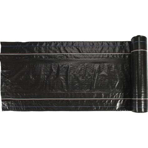 Mutual Industries 14 In X 3 Ft X 50 Ft Black Heavy Duty Dot Silt