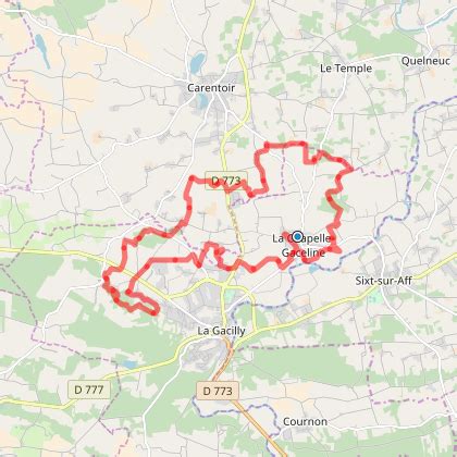 Parcours Vtt Rando La Chapelle Gaceline La Chapelle Gaceline