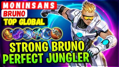 Strong Jungler Bruno Perfect Gameplay Top Global Bruno M O N I N S