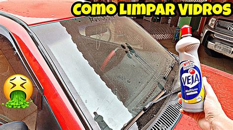 Como Limpar Os Vidros Do Carro Em Casa YouTube