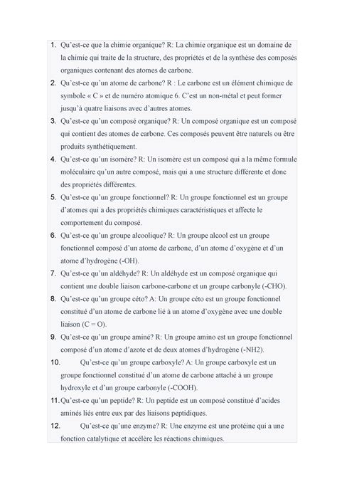 Organische Chemie 12 Quest Ce Que La Chimie Organique R La Chimie