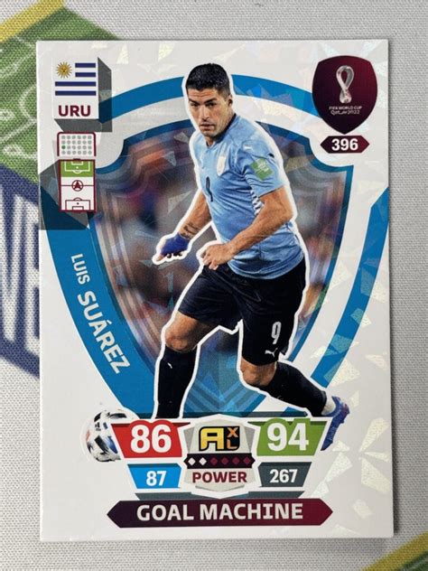 396 Luis Suárez Uruguay Goal Machines Panini World Cup 2022 Adrenalyn